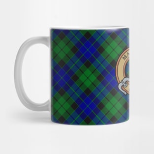 Clan MacKay Crest over Tartan Mug